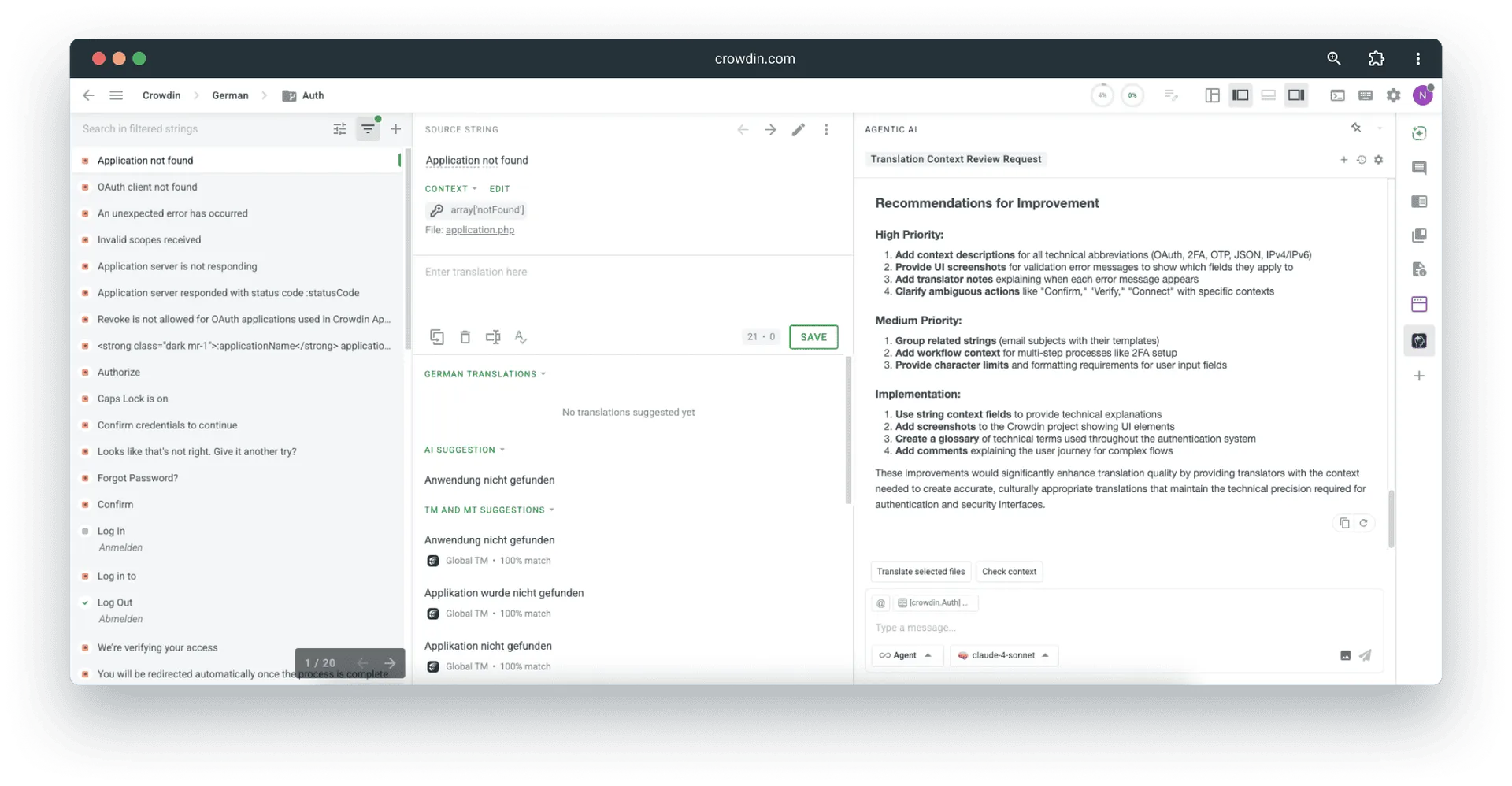 Agentic AI App Overview Screenshot