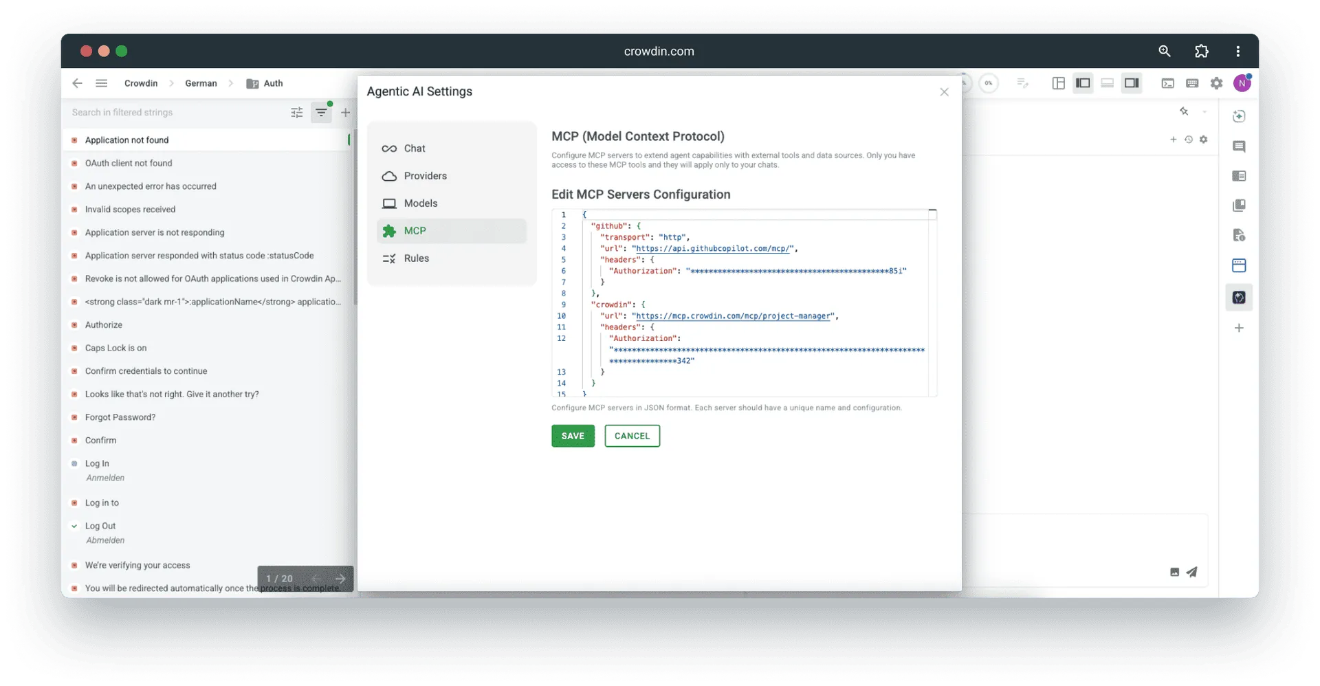 MCP Configuration