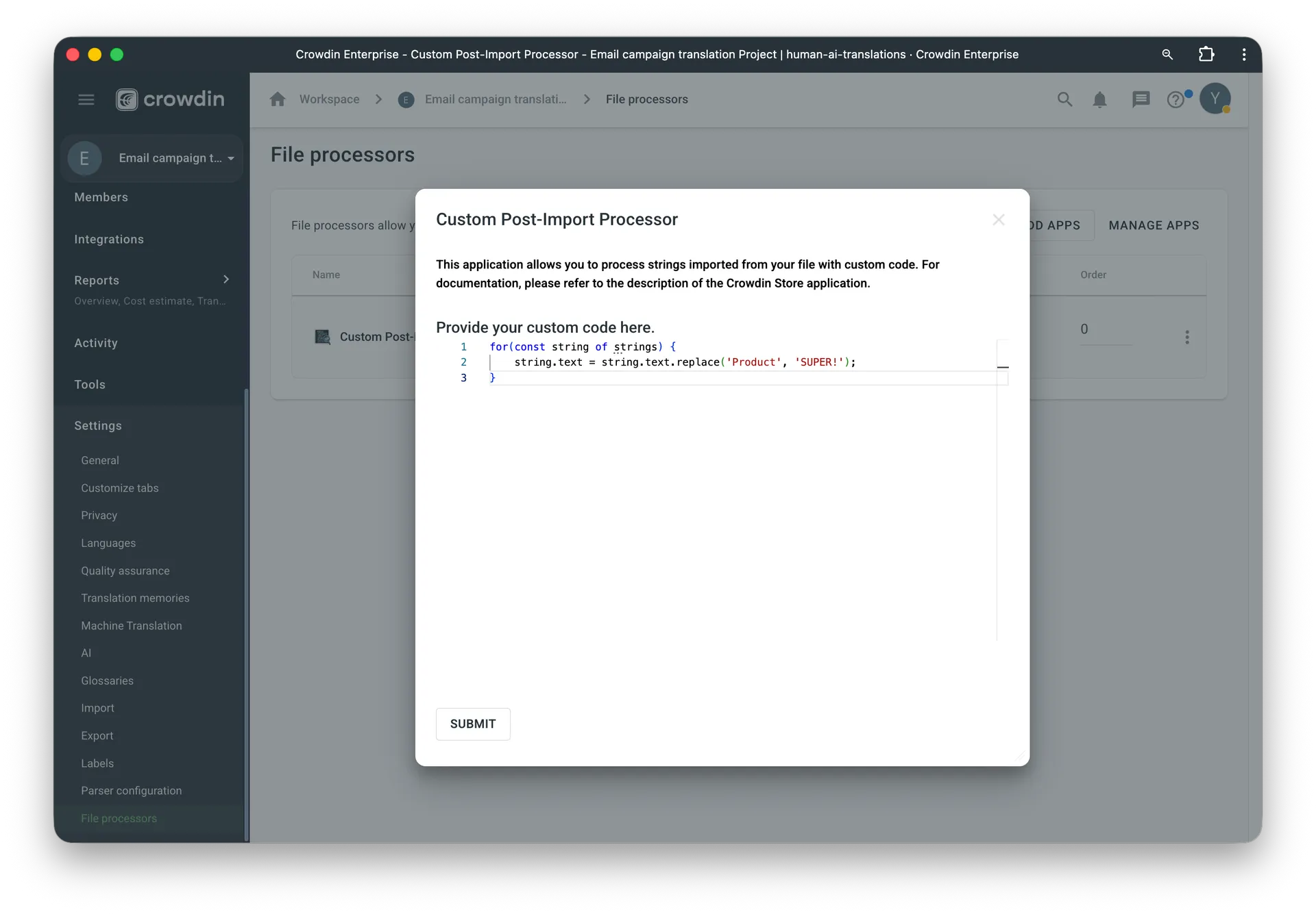Screenshot