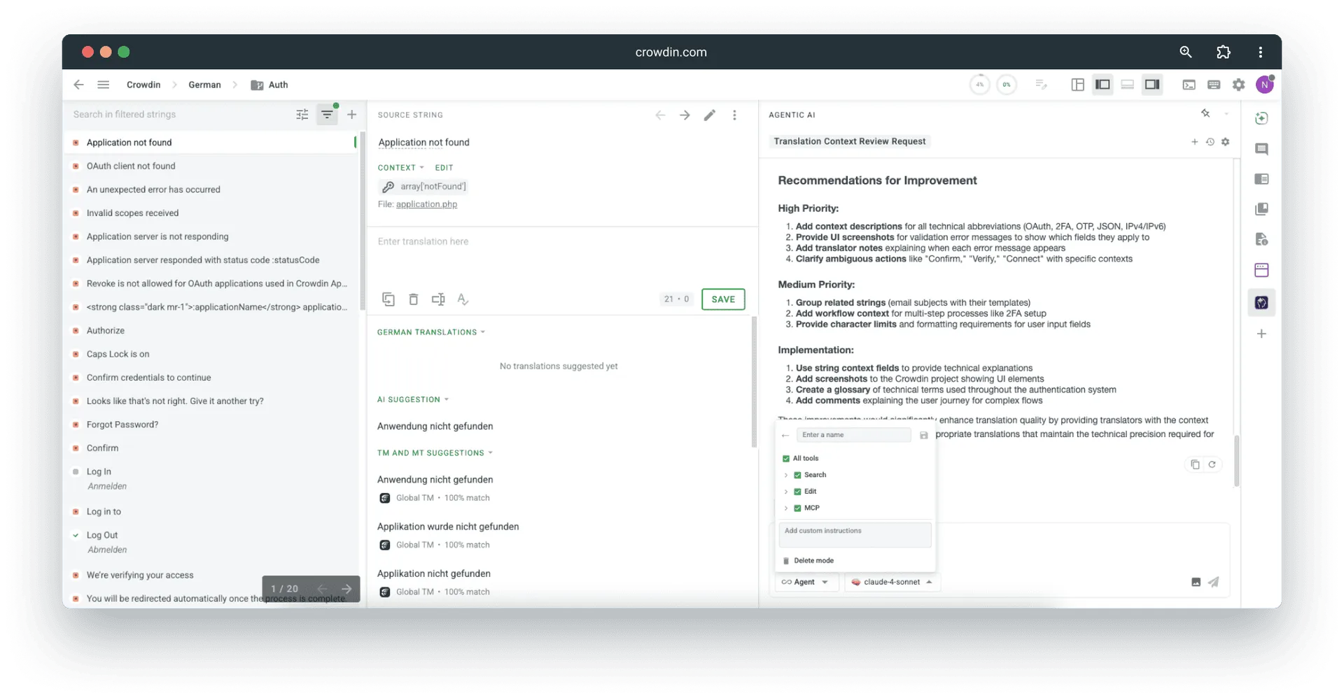 Chat Interface
