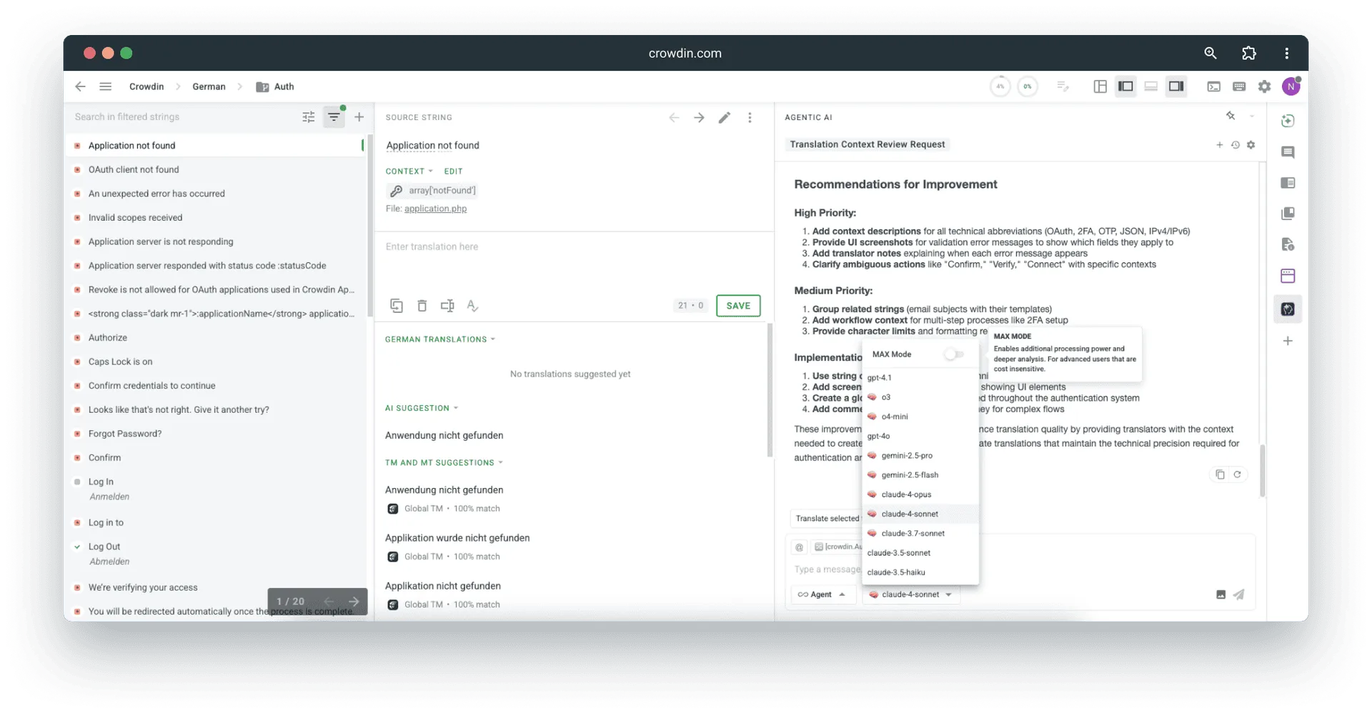 Chat Interface