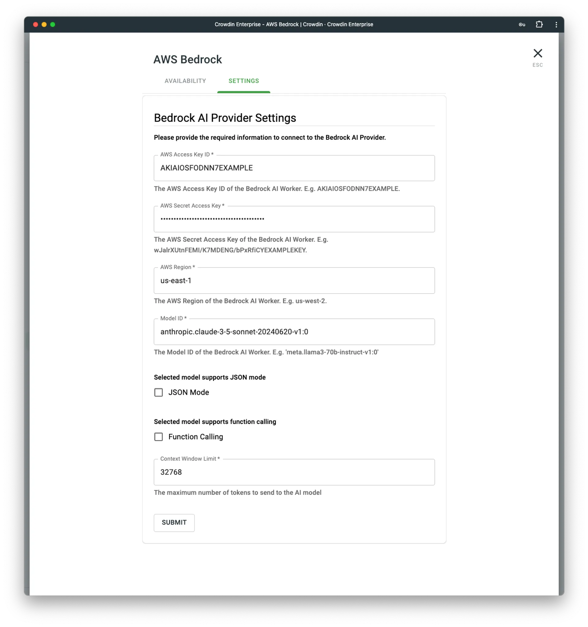 AWS Bedrock in Crowdin