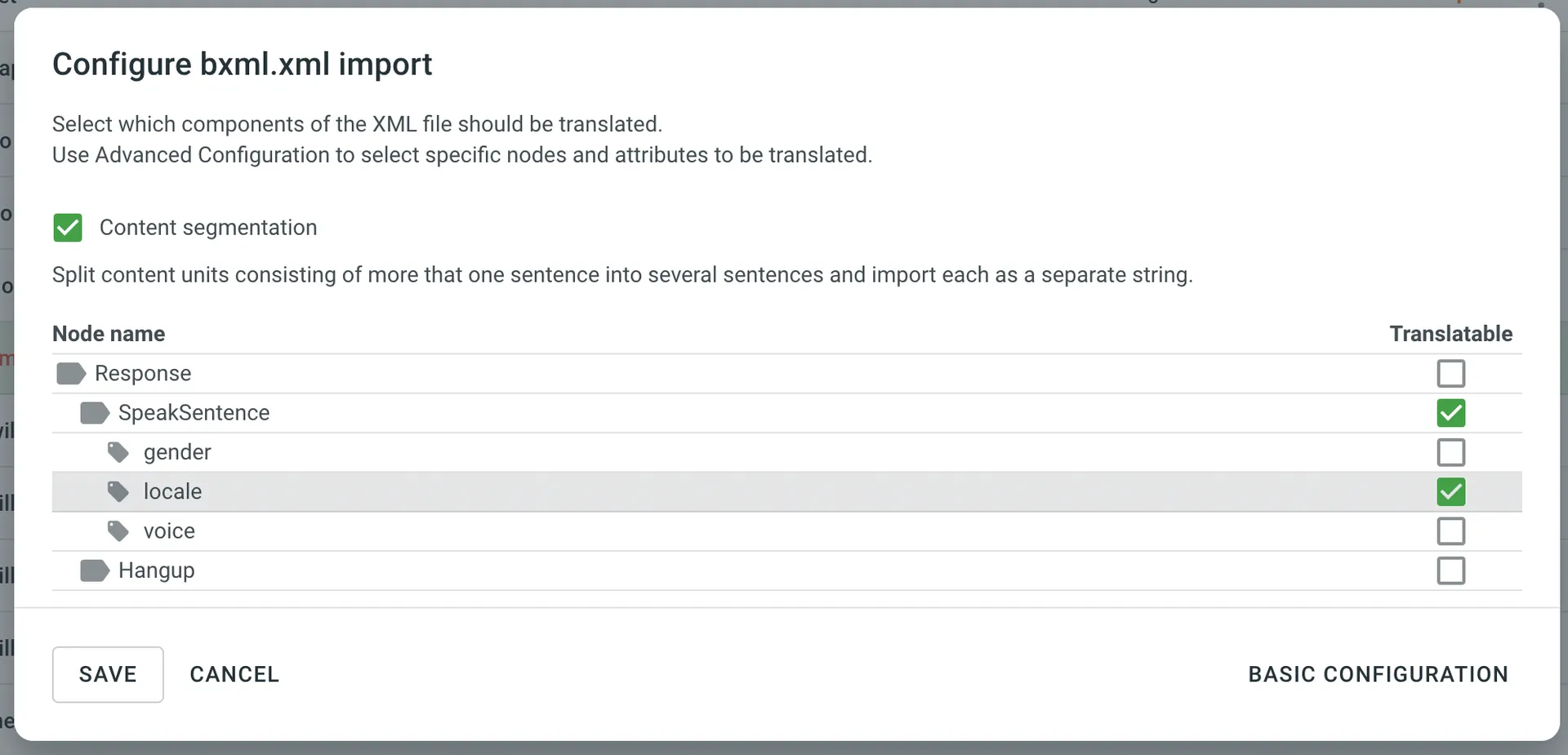 Importing BXML into Crowdin