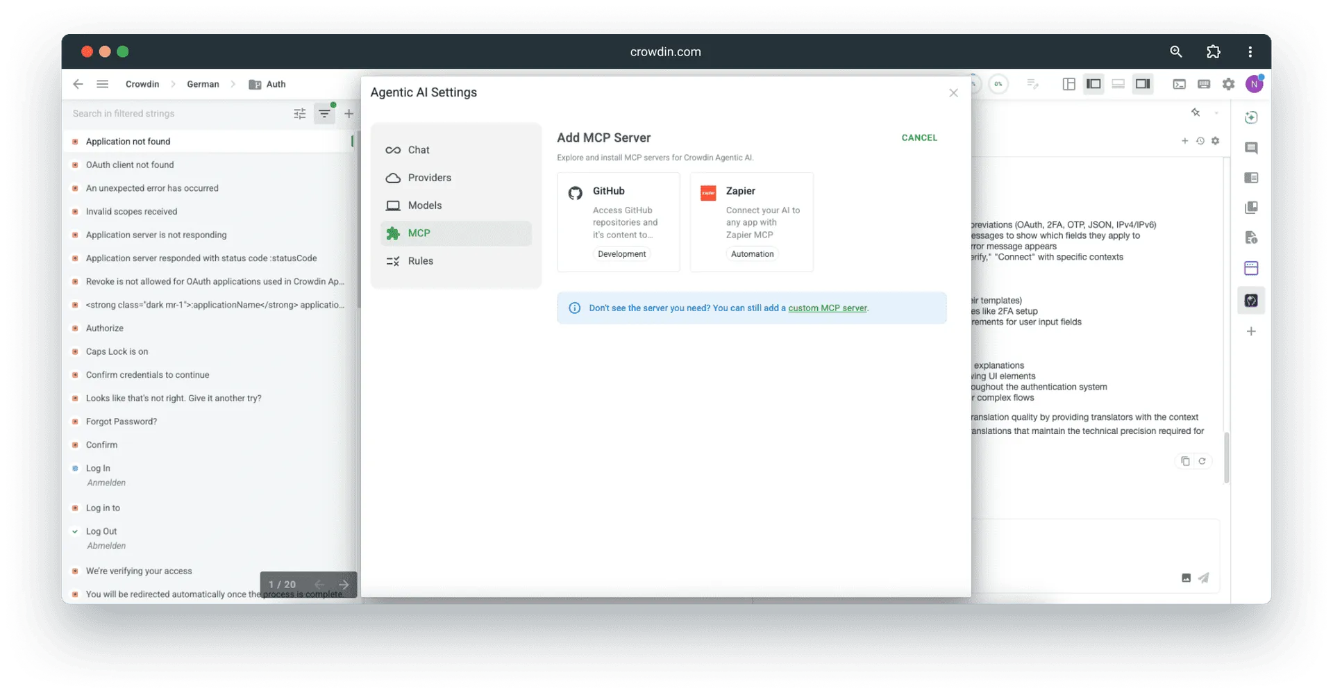 MCP Configuration