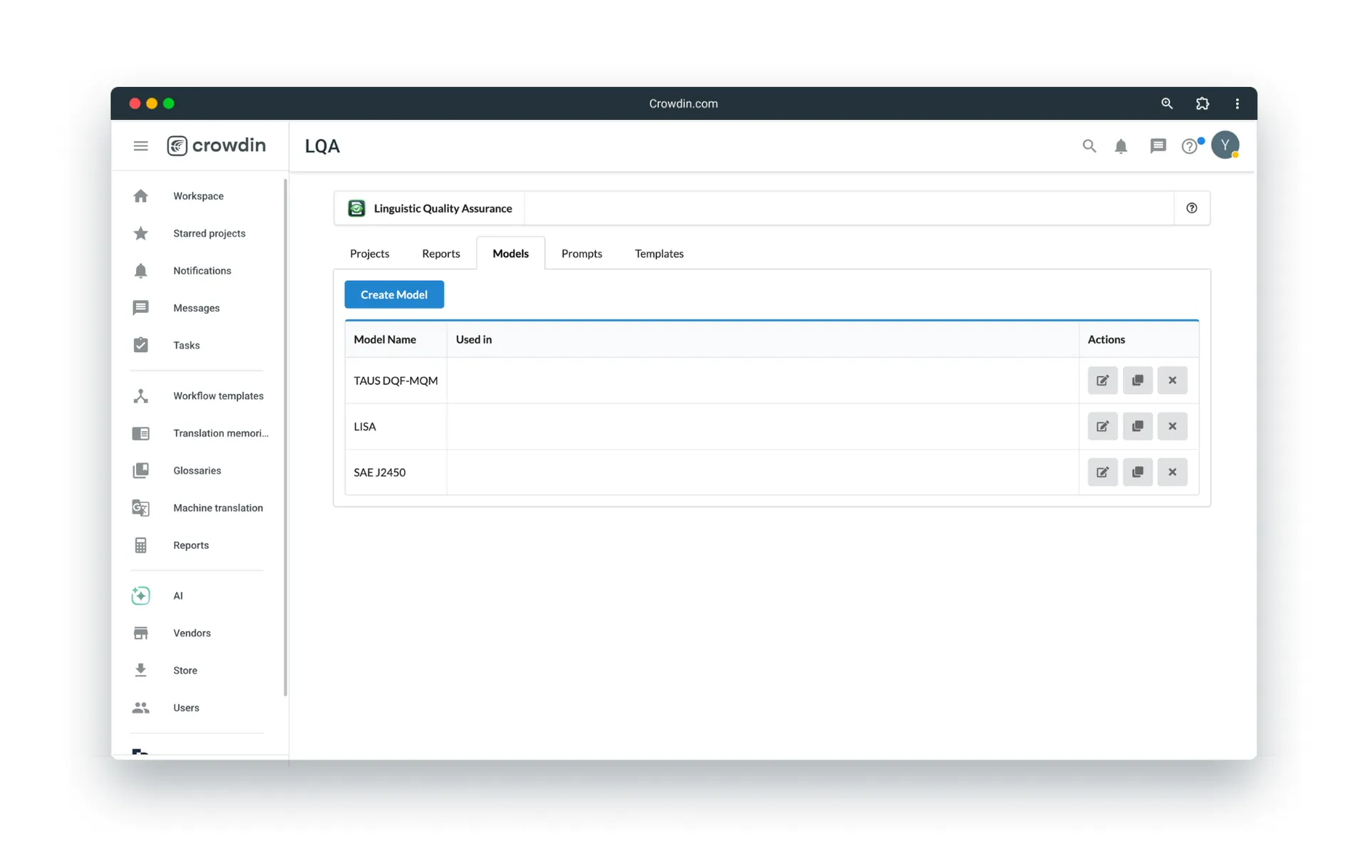 Configure LQA