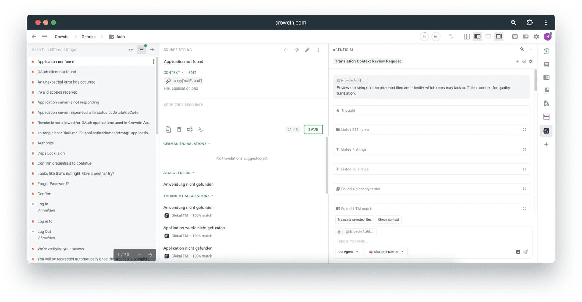 Agentic AI App Overview Screenshot